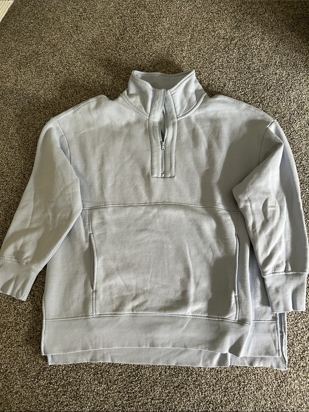 RBX Light blue Quarter-Zip Pullover Sweat shirt